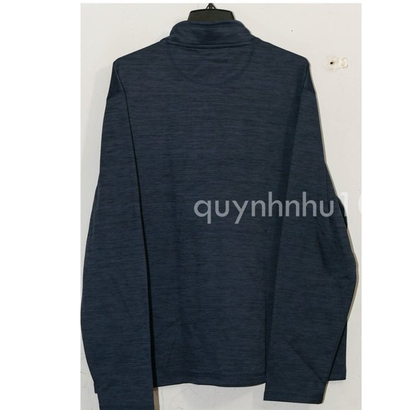 G.H. Bass Men's Quarter Zip Fleece Top - Picture 6 of 7